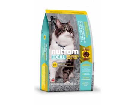 Корм для котов I17 Nutram Ideal Solution Support® Finicky Indoor, с курицей и цельными яйцами, 20 кг