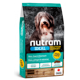 I20 NUTRAM Ideal Solution Support Skin, Coat & Stomach Рецепт с ягненком и коричневым рисом Для взрослых собак с проблемами кожи, шерсти или желудка 11.4 кг