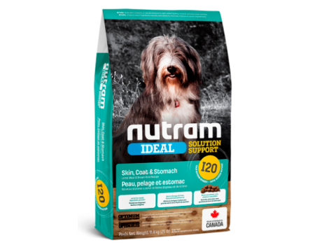 Сухий корм I20 NUTRAM Ideal Solution Support Skin, Coat & Stomach, з ягнятком та коричневим рисом, 11.4 кг