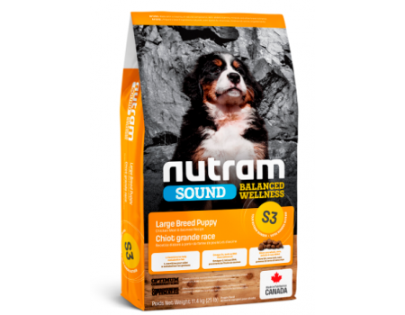S3 NUTRAM Sound Balanced Wellness Puppy, холистик корм для щенков крупных пород, BREEDER 11.4 кг