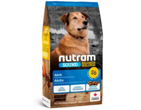 S6 NUTRAM Sound Balanced Wellness Adult Dog, холистик корм для взрослых собак 2 кг