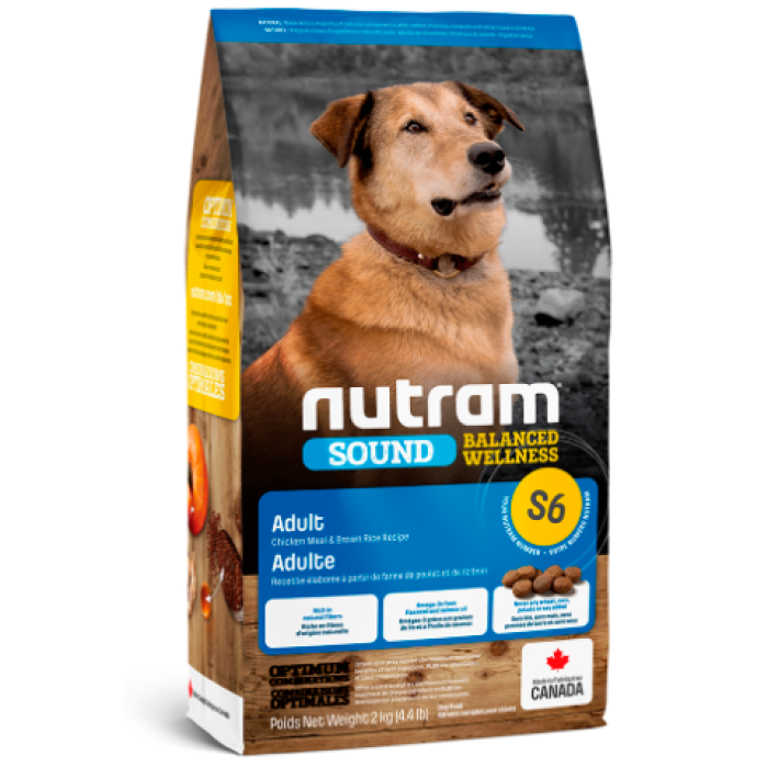 S6 NUTRAM Sound Balanced Wellness Adult Dog, холіст корм для дорослих собак 2 кг