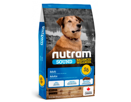 S6 NUTRAM Sound Balanced Wellness Adult Dog, холистик корм для взрослых собак 11.4 кг
