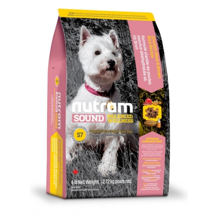 S7 NUTRAM Sound Balanced Wellness Small Breed Adult Dog, холистик корм для мелких собак 20 кг