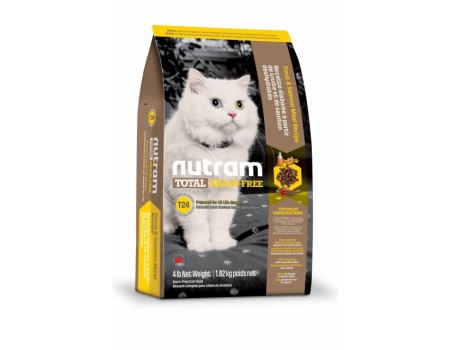 T24 NUTRAM TOTAL GF Salmon & Trout Cat, холістик без зернового корму для кота, лосось/форель, 0,34 кг