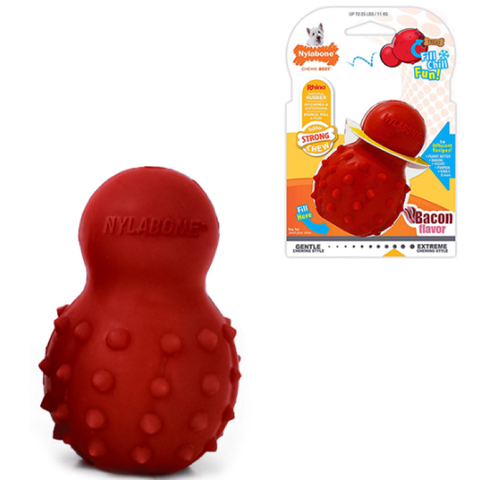Nylabone Strong Chew Cone НІЛАБОН КОНУС іграшка для собак, S, до 11 кг, бекон