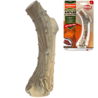 Nylabone Extreme Chew Antler НИЛАБОН ОЛЕНИЙ РОГ жевательная игрушка для собак, вкус оленины, L, до 23 кг, 17.8х7х5.1 см