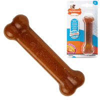 Nylabone Puppy Chew Bone НІЛАБОН БОУН кістка жувальна іграшка для цуценят, смак курки, S, до 11 кг, 11.4х3.2х1.9 см