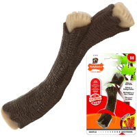 Nylabone Extreme Chew Wooden Stick НИЛАБОН ВЕТКА жевательная игрушка для собак, вкус бекона, M, до 16 кг