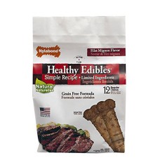 Беззерновое лакомство для собак Nylabone Healthy Edibles Regular, чувствительный желудок, цена/шт, 12 шт/уп.