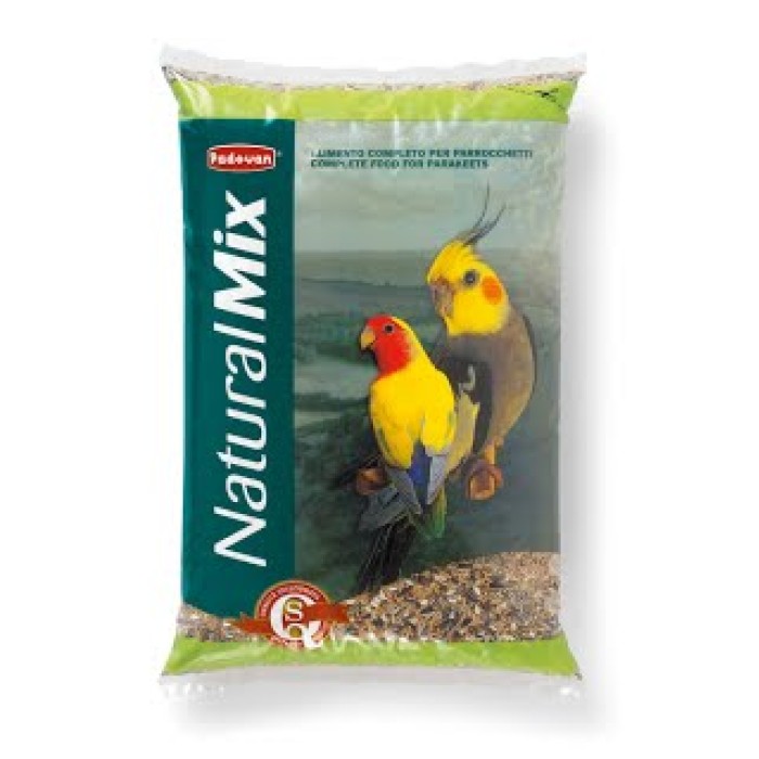  Padovan NATURALMIX PARROCCHETTI Основной корм для средних попугаев (нерозлучники, кореллы) 4.5 кг