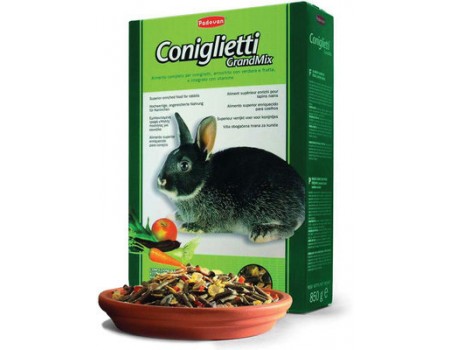 Padovan (Падован) Coniglietti GrandMix корм для кроликів 850г