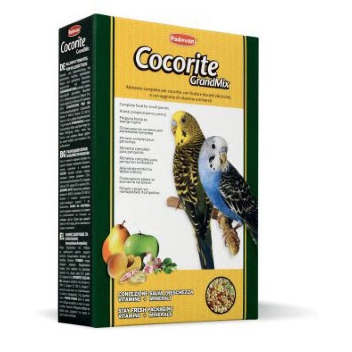 Padovan Комплексний корм для маленьких папуг (хвилястих папуг) GrMix cocorite 400g