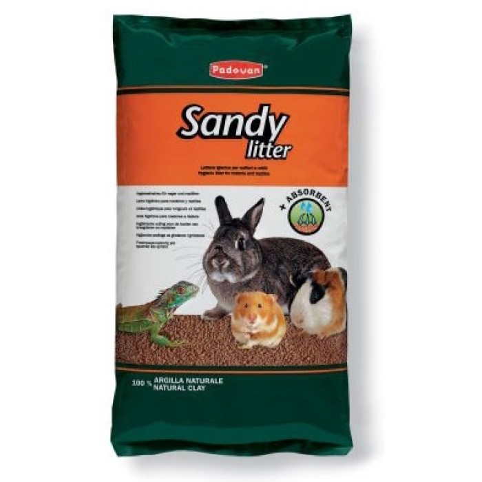 Padovan Гигиеническая подстилка для грызунов и рептилий Sandy litter 4 кг