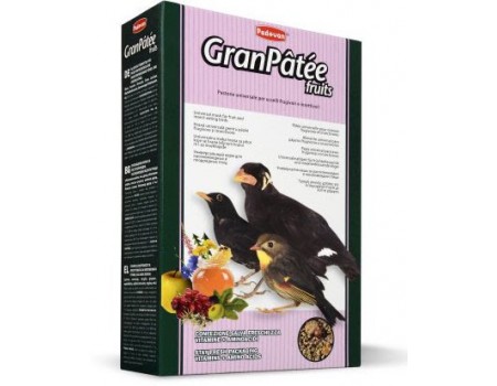 Padovan GRANPATEE Fruits - корм для плодо- та комахоїдних птахів 1 кг