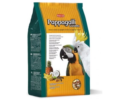 Padovan Комплексний корм для великих папуг (амазон, жако, какаду, ара) GrMix pappagalli 2kg