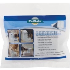 PetSafe Drinkwell FILTER ПЕТСЕЙФ ДРІНКВЕЛЛ змінний вугільний фільтр у фонтанчик напувалку на 1,2л та 5л, у комплекті 3 шт.