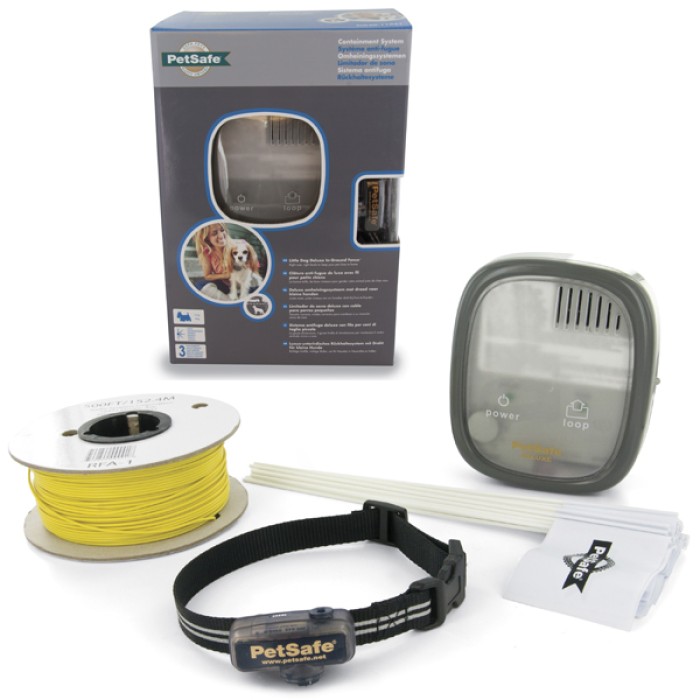 PetSafe Deluxe In-Ground Fence ПЕТСЕЙФ ДЕЛЮКС ПРОВОДНОЙ ЭЛЕКТРОННЫЙ ЗАБОР для собак весом от 3,6 до 25 кг, 4 уровня, на площадь 1300кв.м.