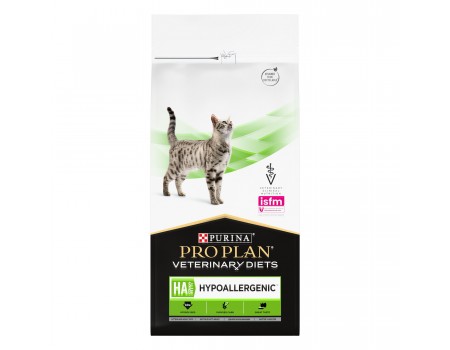 Purina Pro Plan Veterinary Diets HA Hypoallergenic  Лечебный сухой корм для кошек  1.3 кг