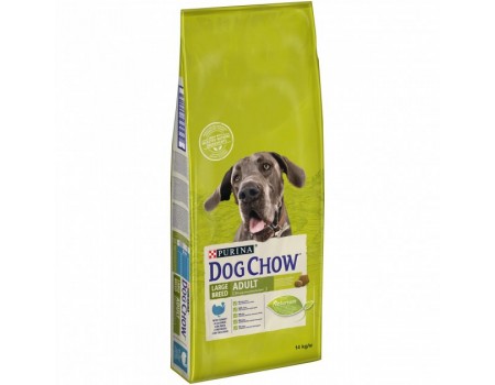 Dog Chow Adult Large для взрослых собак крупных пород с индейкой 14 кг