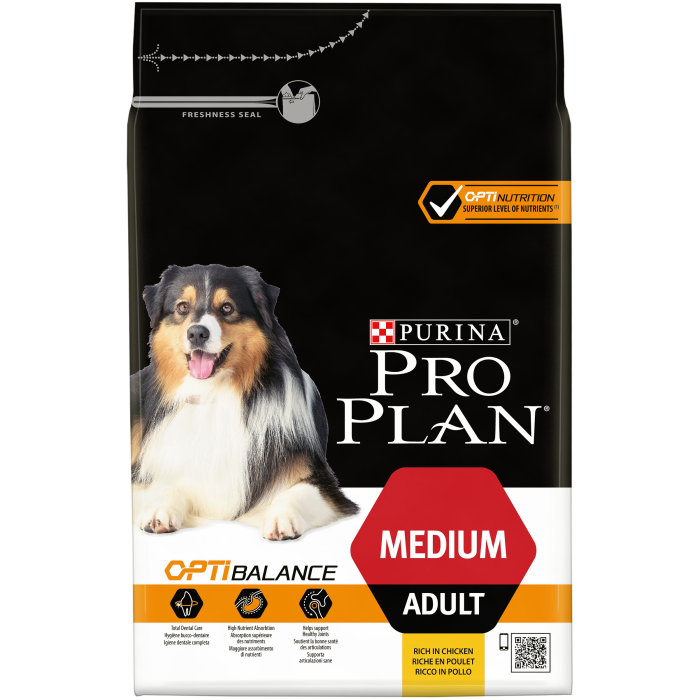 PRO PLAN OPTIBALANCE для дорослих собак середніх порід 3 кг