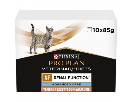 PRO PLAN Veterinary Diets NF для кішок з патологією нирок, лосось, 85 г упаковка 10 пауків