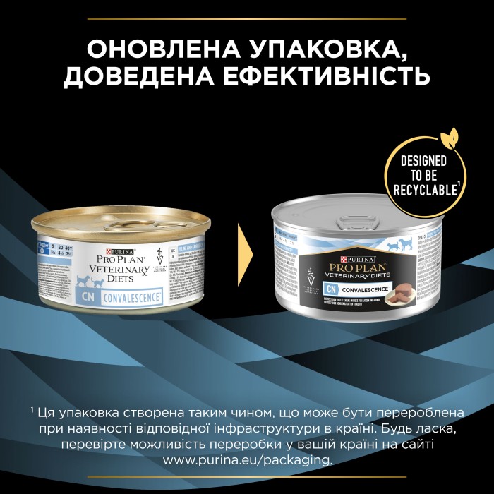 Purina Veterinary Diets CN Convalescence Вологий корм для котів та собак при одужанні 0,195 кг