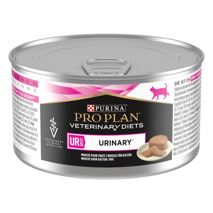 Purina  Veterinary Diets UR St/Ox Urinary Влажный корм для кошек с болезнями мочевыводящих путей 0,195кг