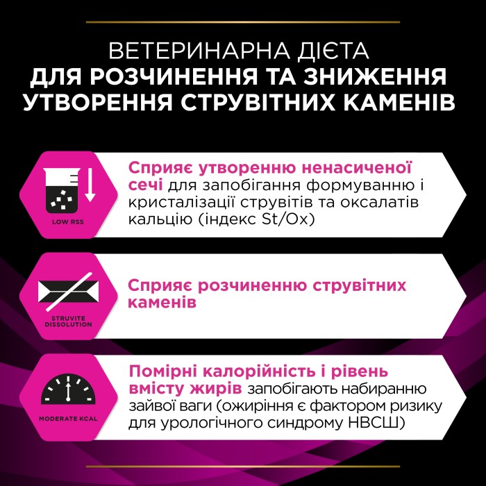 Purina  Veterinary Diets UR St/Ox Urinary Влажный корм для кошек с болезнями мочевыводящих путей 0,195кг