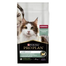 Pro Plan LiveClear Sterilised для стерилизованых котов, снижает количество аллергенов в шерсти, с индейкой, 1,4 кг