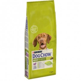 Dog Chow Adult для взрослых собак с ягненком 14 кг