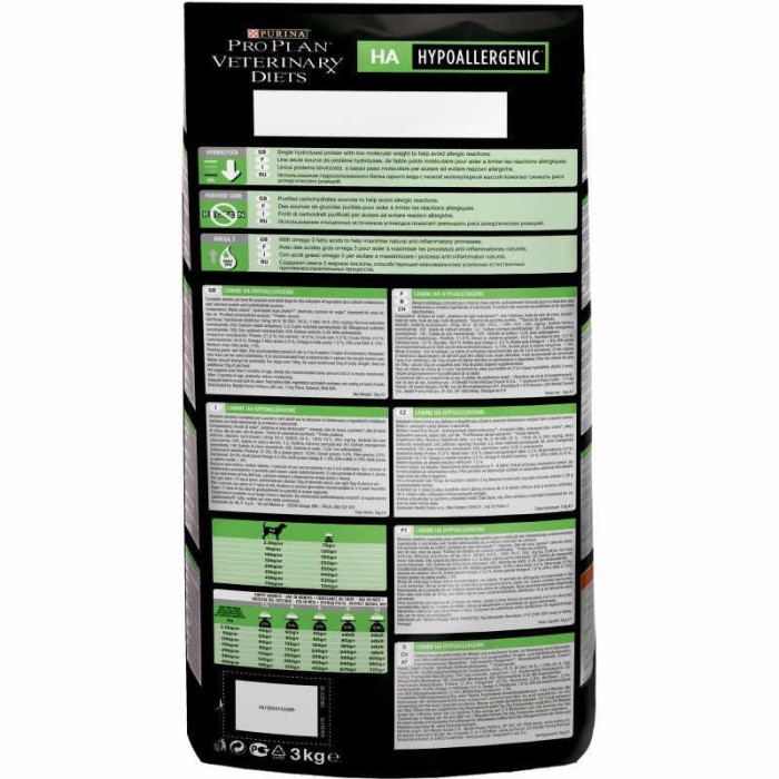 Purina Vet Diet HA сухий корм для собак при харчових алергіях 1.3 кг