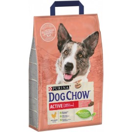 Dog Chow Adult Active для взрослых активных собак с курицей 2,5 кг..
