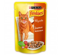 Friskies Корм для котів з індичкою в підливці Вага: 0,085 кг..
