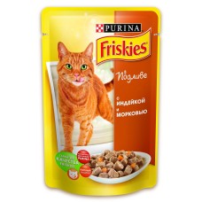 Friskies Корм для котів з індичкою в підливці Вага: 0,085 кг