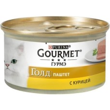 Gourmet Gold Влажный корм  Паштет с курицей 85 г