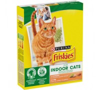 Friskies Indoor сухий корм для домашніх кішок, курка та садова зелень,..