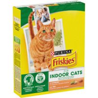 Friskies Indoor сухой корм  для домашних кошек , курица и садовая зелень, 270 г