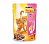 Friskies Junior Chicken шматочки в підливі для кошенят з куркою, Вага:..