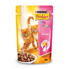 Friskies Junior Chicken шматочки в підливі для кошенят з куркою, Вага: 0.085 кг
