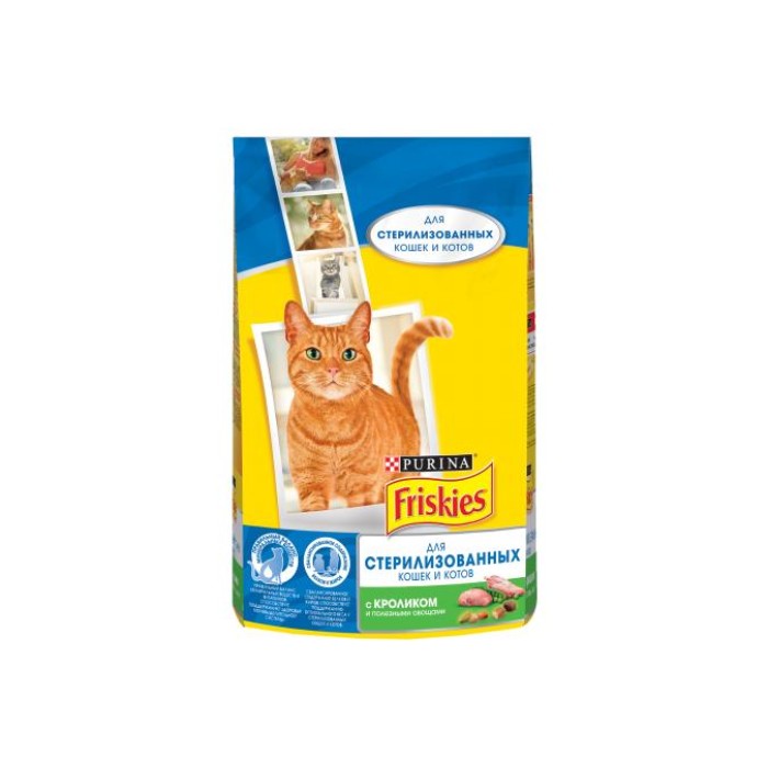 Friskies Neutered Cat Smn & Veg сухий корм для стерилізованих кішок, лосось з овочами, 1.5 кг