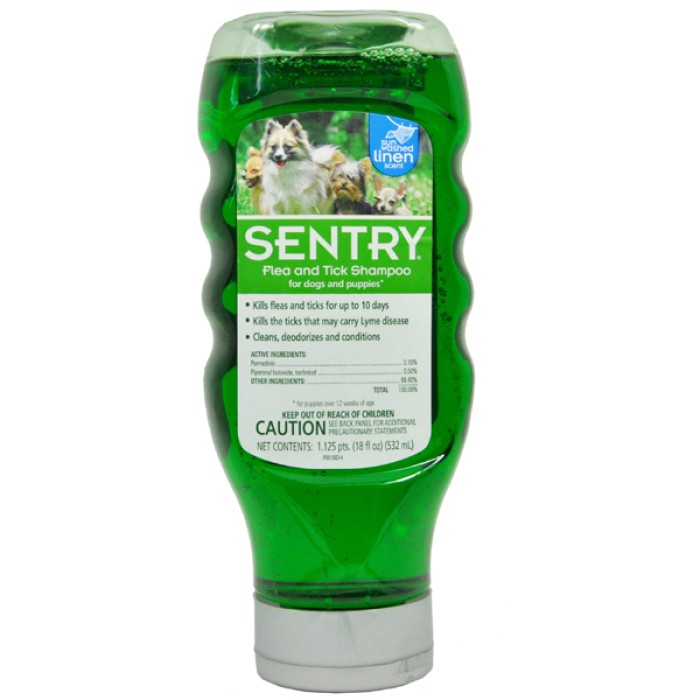 Sentry Sundried Linen СЕНТРИ СОНЯЧНИЙ ЛЬОН шампунь від бліх та кліщів для собак , 0.532 л.