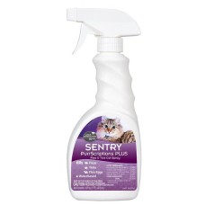 Sentry Purrscriptions Plus СЕНТРИ ПУРРСКРИПШНС ПЛЮС СПРЕЙ от блох и клещей для кошек , 0.473 л.