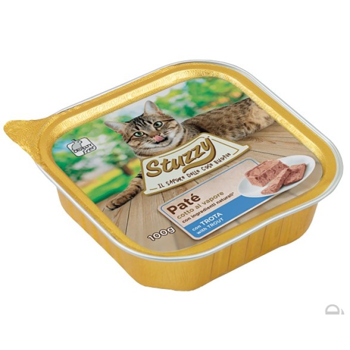 STUZZY Cat Trout ШТУЗИ ФОРЕЛЬ корм для кошек, паштет, 100г.
