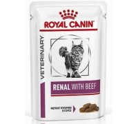 Royal Canin RENAL FELINE with BEEF pouches - почечный диетический корм..