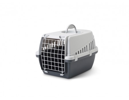 Savic ТРОТТЭР1 (Trotter1) переноска для собак и котов, пластик, 49Х33Х30 см , темно-серый.