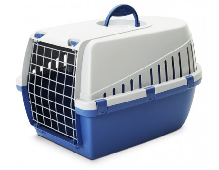 Savic ТРОТТЭР2 (Trotter2) переноска для собак, пластик, 56Х37,5Х33 см , ярко-голубой.