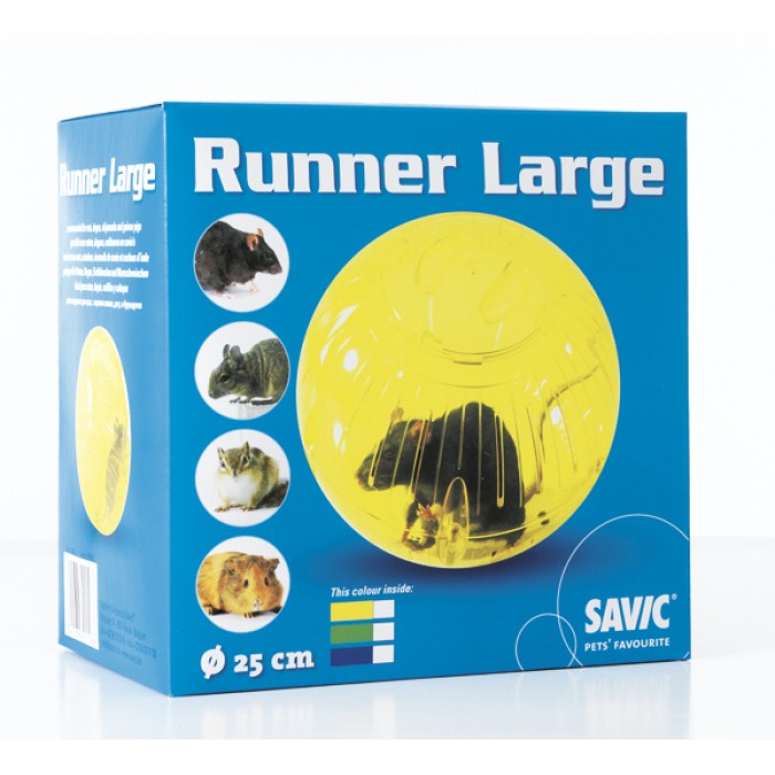 Savic РАННЕР ЛАДЖ (Runner Large) прогулянкова куля для гризунів, пластик, 25 см.