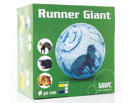 Savic РАННЕР ГИГАНТ (Runner Giant) прогулочный шар для грызунов, пластик , 32 см.