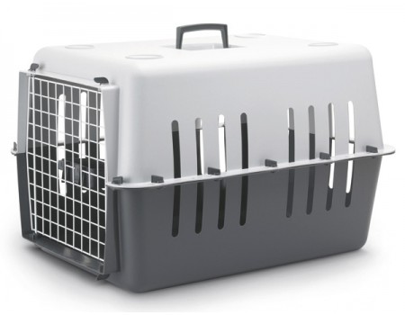 Savic ПЭТ КЭРРИЕР4 (Pet Carrier4) переноска для собак, пластик , 66Х47Х43 см., темно-серый.